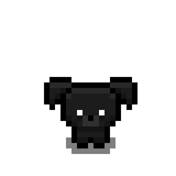 Black Attack Dog Card Art